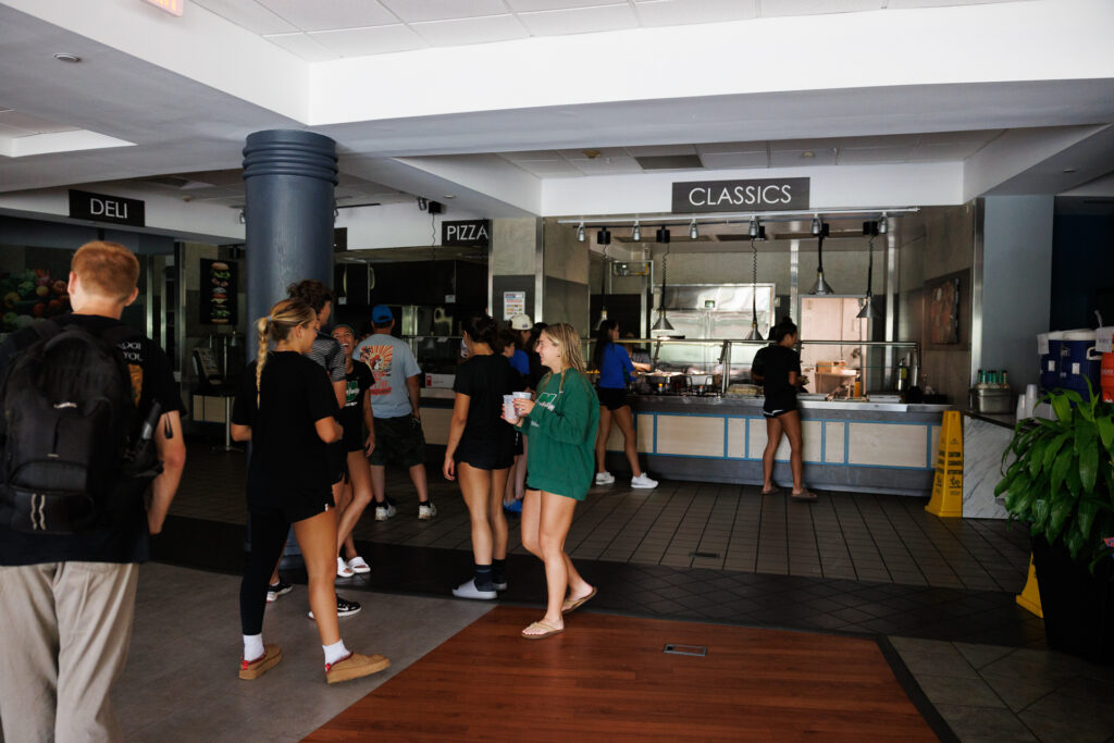 Students in the Dining Hall at USC Upstate