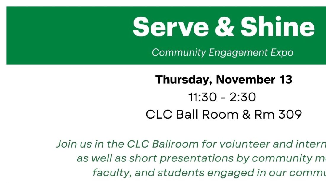 Serve & Shine ’25 Flyer