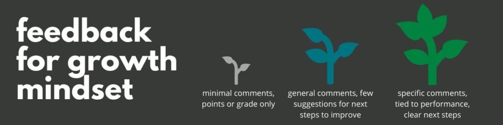 Feedback for Growth Mindset